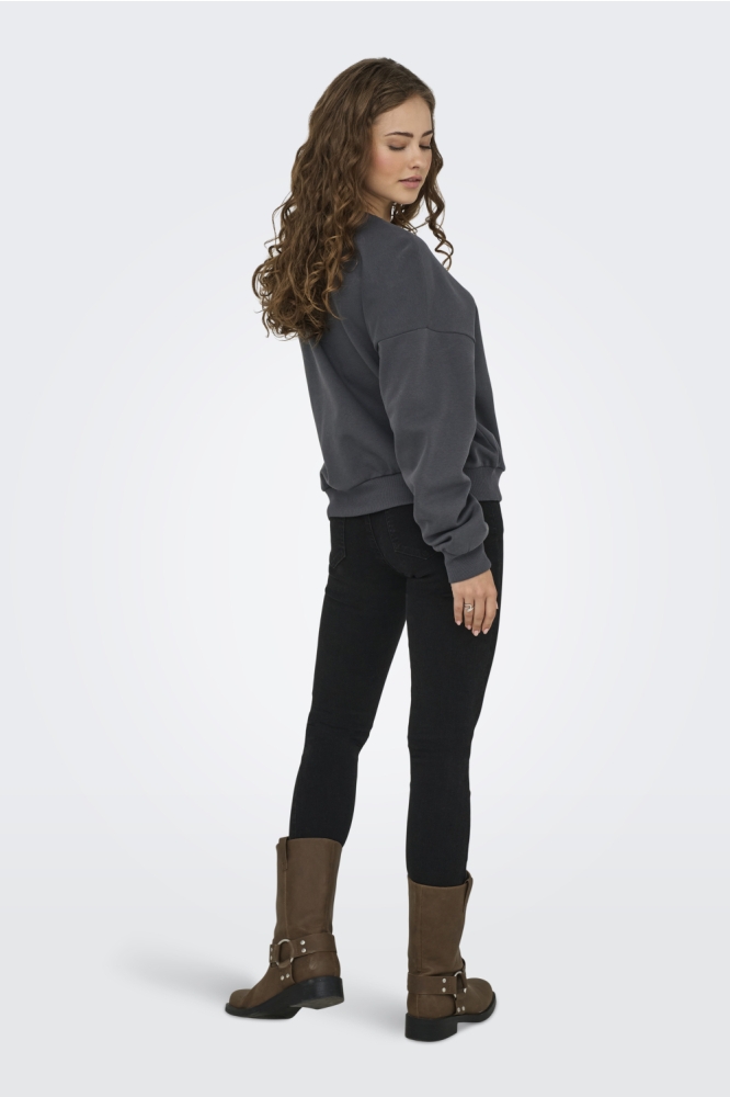 ONLTAMMIE L/S LEO PRINT O-NECK SWT 15356179 PHANTOM/LOVE